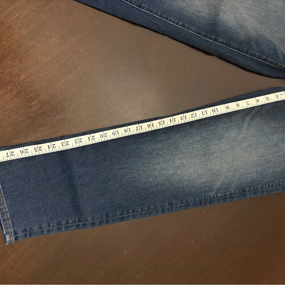 American Eagle Outfitters Men's Dark Blue Straight Jeans - Picture 7 of 8